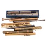 A small collection of vintage pens, to include: Mabie, Todd & Co  A small collection of vintage