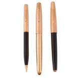 Parker, 51, Signet, fountain pen, with an engraved barrel; Parker, 65  Parker, 51, Signet,