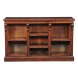 A George IV mahogany open bookcase, circa 1825  A George IV mahogany open bookcase,   circa 1825,