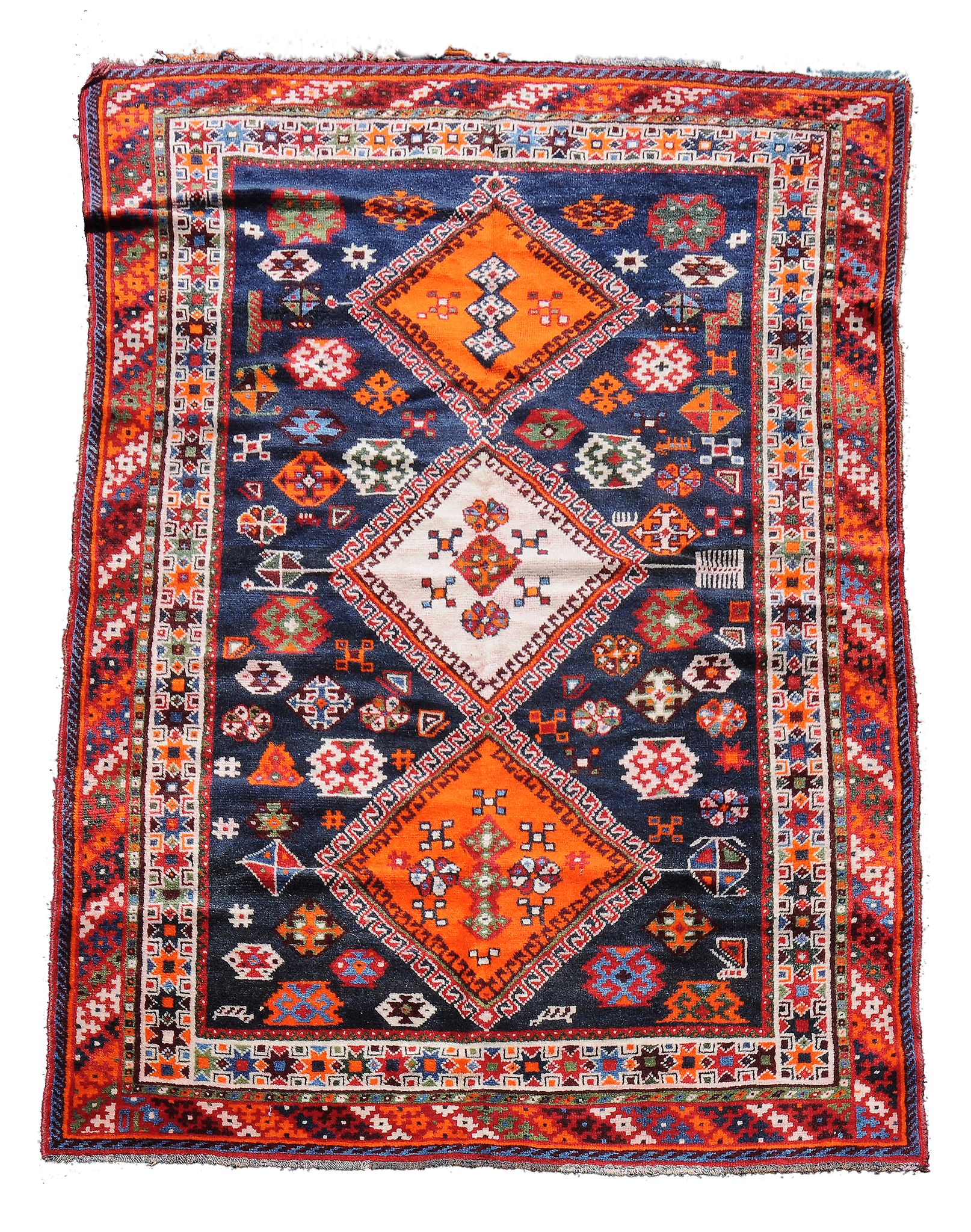 A Quashqai rug, approximately 138 x 237cm  A Quashqai rug,   approximately 138 x 237cm