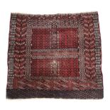 A Hatchley rug, approximately 131 x 138cm , and an Afghan carpet  A Hatchley rug,   approximately