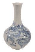 A Korean blue and white 'dragon' vase, Choson Dynasty, 18th/19th century A Korean blue and white '