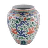 A Chinese Famille Verte 'Dragon' Vase, 19th or 20th century A Chinese Famille Verte 'Dragon' Vase,