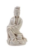 A Dehua figure of Guanyin, probably Qing dynasty A Dehua figure of Guanyin, probably Qing dynasty,