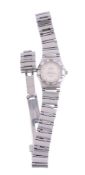 Omega, Constellation, a lady's stainless steel bracelet wristwatch,   no. 55227940, circa 1995,