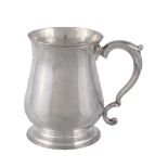 A late George II silver baluster small mug by William Shaw  &  William Priest,   London 1759, with