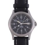 Hamilton, Khaki, a stainless steel military style wristwatch,   circa 2013, automatic movement, 21
