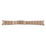 Rolex, an 18 carat gold Oyster bracelet,   with fold over clasp, 15cm long