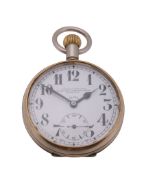 S. Smith  &  Sons Ltd., a nickel and brass open face 8 day military pocket watch,   no. 143278,