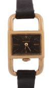 Jaeger LeCoultre, ref. 1670, a lady's 18 carat gold wristwatch,   no. 1126796, circa 1950, manual