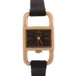 Jaeger LeCoultre, ref. 1670, a lady's 18 carat gold wristwatch,   no. 1126796, circa 1950, manual