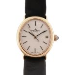 Baume  &  Mercier, ref. 0235, a lady's 18 carat gold wristwatch,   no. 91, automatic movement, 17