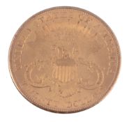 USA. gold 20-Dollars 1904.   Good very fine