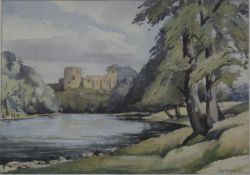 Lucy Errington (20th Century)  'Lake Ullswater', 'The Old Boat House' and 'Barnard Castle'