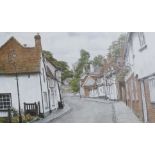 English School (20th Century) Street View Colour print Unsigned 21cm x 30.5cm  Best Bid