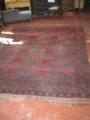A Persian carpet 263 x 350cm and another runner