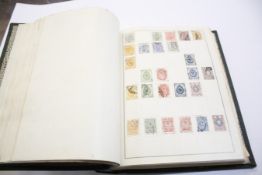 Three albums of stamps, World Wide and GB (3)