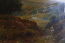 Henry Perry (Exh. 1922 - 1932) 'Returning Homeward' Watercolour 18cm x 25cm  Jays, Fine Art