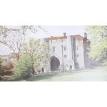 English School (20th Century) Castle Gateway Colour print Unsigned 20.5cm x 30.5cm  Best Bid