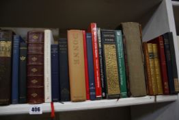 [BOOKS] Miscellaneous books to include leather bindings, of literature and poetry interest