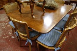 A Regency style mahogany single pedestal dining table with an additional leaf, 160cm extended Best