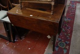 A George III mahogany pembroke table with a frieze drawer 87cm wide  Best Bid