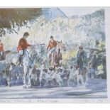 D. M. Dent (20th Century) 'Horse, Hound, Heritage' Colour print Signed in pencil to the margin  9.