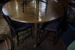 A Georgian mahogany pad foot dropleaf table 158cm length and a demi-lune table  Best Bid