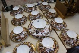 A Royal Crown Derby 'Japan pattern ' part tea service.