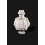 Matthew Noble (1818 - 1876), an early Victorian sculpted Carrara marble bust of Arthur Wellesley,