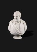 Matthew Noble (1818 - 1876), an early Victorian sculpted Carrara marble bust of Arthur Wellesley,