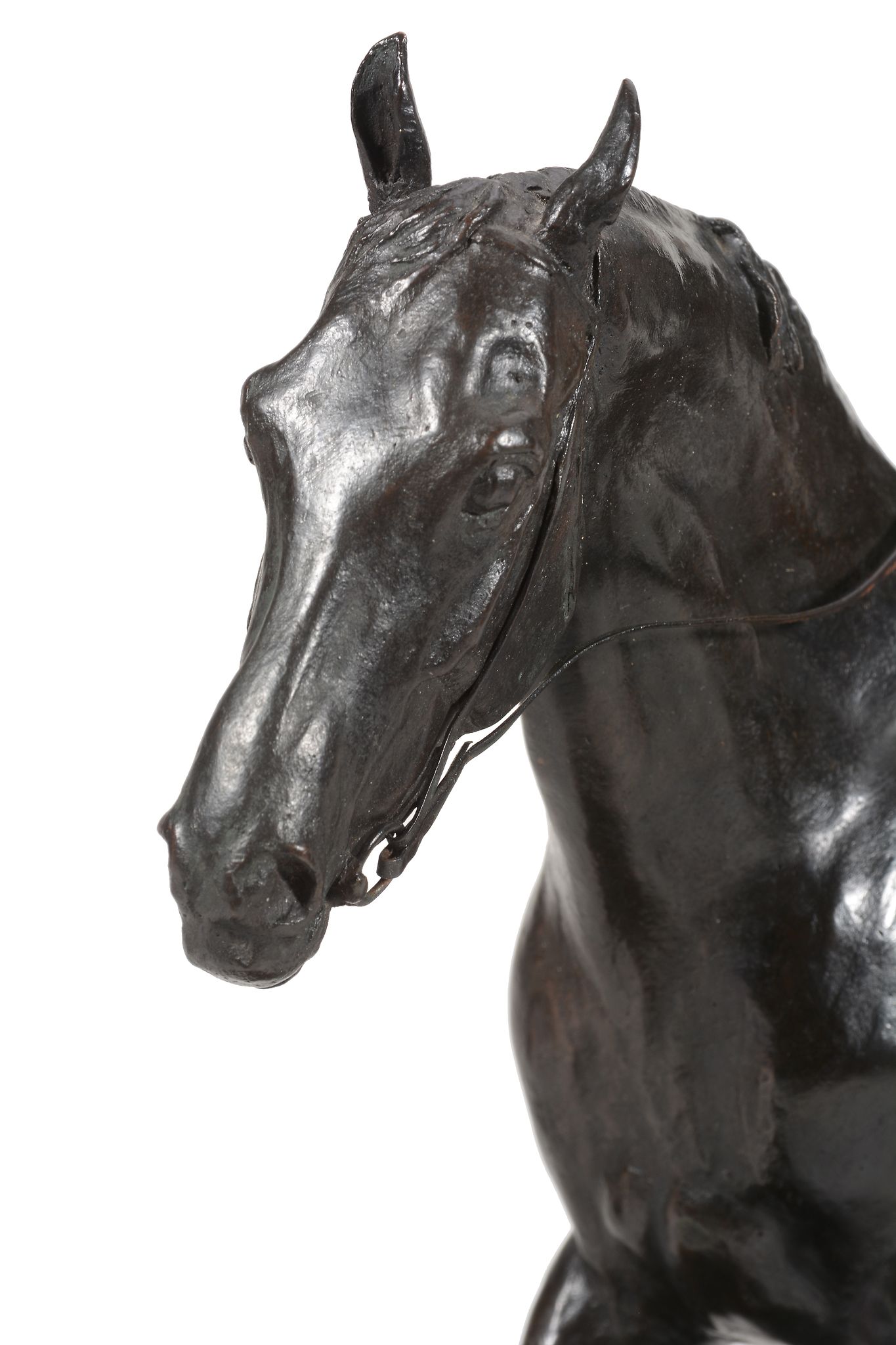 Philip Blacker (b. 1949), a patinated bronze group of the racehorse Ardross with Lester Piggott up, - Image 2 of 4