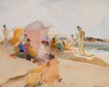 William Russell Flint (1880-1969) - Celebrities Watercolour on paper Signed lower right  23.5 x 32.5