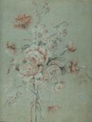 Att. Alexis Nicolas Perignon the Elder (1726-1782) - A bouquet of roses and other flowers Red, white
