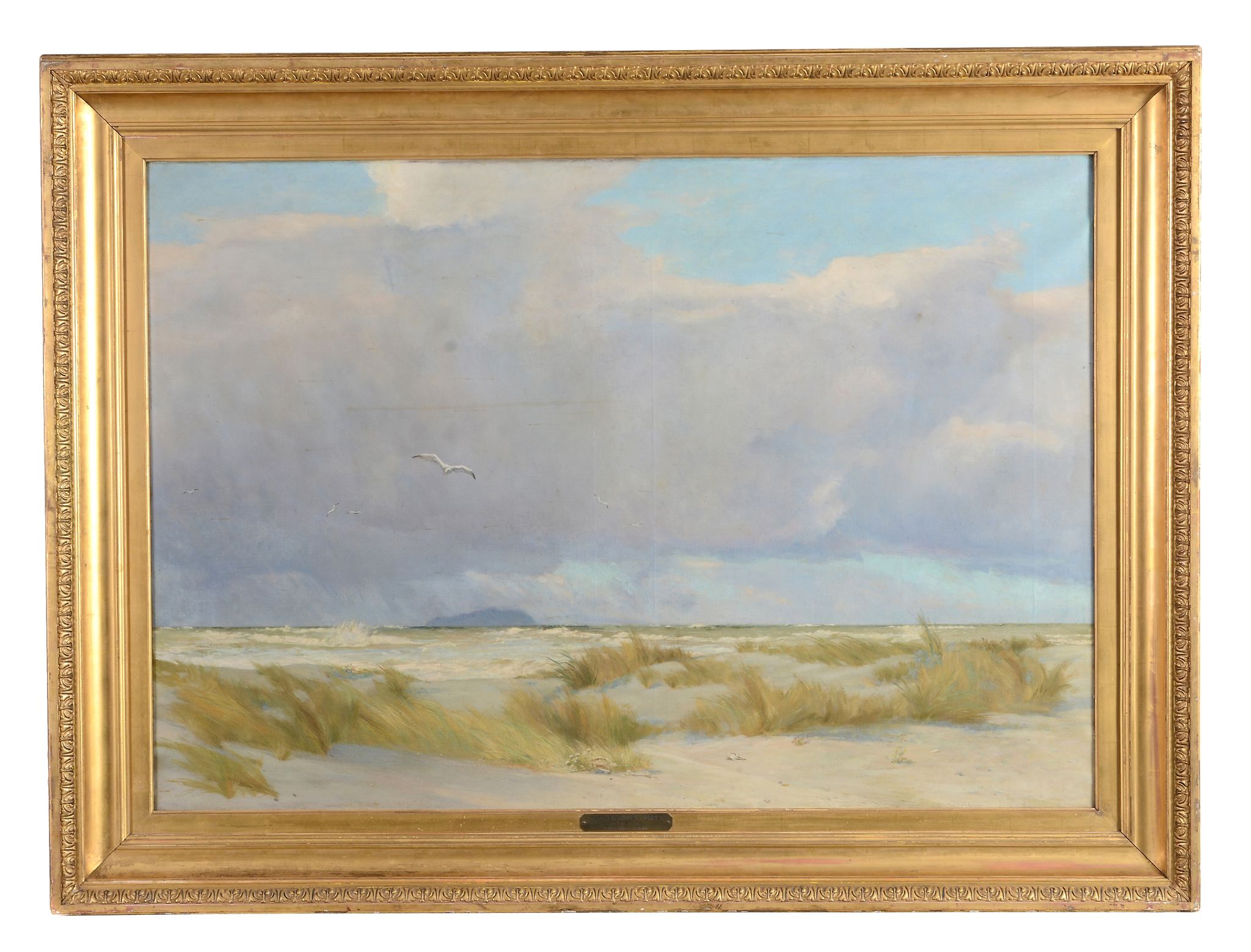 Matthew Ridley Corbet (1850-1902) - Passing Storm Oil on canvas Signed and dated   1896   lower left - Image 2 of 3