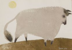 Mary Fedden (1915-2012) - The Animal Watercolour on paper Signed and dated 1994 16 x 21.5 cm. (6 1/4