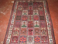 An Indian carpet 135 x 198cm