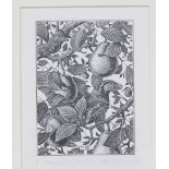 English School (20th Century) 'Partridge in a Pear Tree' Limited edition print 8/50 Signed