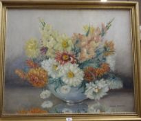 Marion Broom (1878-1962) Still life Oil on canvas Signed lower right  62cm x 76cm