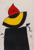 Joan Miró (1893-1983) - Quatre Colors Aparien el Mon (D.826) etching with aquatint printed in