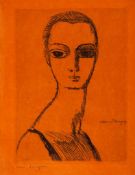 Kees van Dongen (1877-1968) - Girl with Swan's Neck etching, 1925, signed in pencil, a proof aside