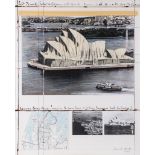 Christo (b.1935) - Wrapped Opera House (S.155) offset lithograph printed in colours with collage