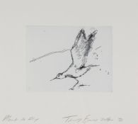 Tracey Emin (b.1963) - About to Fly etching, 2014, signed, titled and dated in pencil, numbered