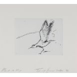 Tracey Emin (b.1963) - About to Fly etching, 2014, signed, titled and dated in pencil, numbered