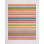 Bridget Riley (b.1931) - Rose Rose (S.79) screenprint in colours, 2011, signed, titled and dated