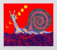 Yayoi Kusama  (b.1929) - Snail (K.127) screenprint in colours, 1989, signed and dated in pencil,
