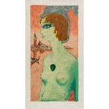 Kees van Dongen (1877-1968) - La Marquise de Casati the rare lithograph printed in colours, circa