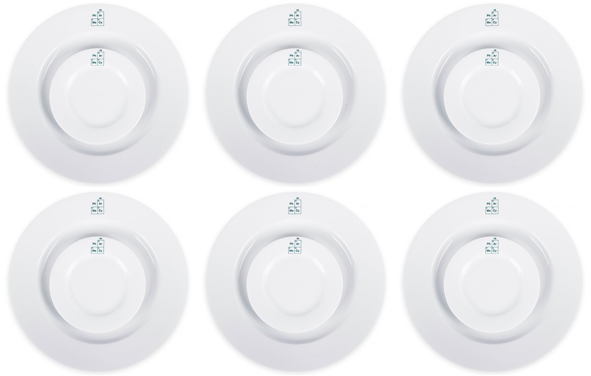 Damien Hirst (b.1965) - Pharmacy Plates twelve ceramic plates, c.1997-98,  overall size 316 x 316 mm