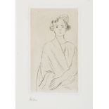Henri Matisse (1869-1954) - Jeune Femme au Peigne Espagnol (D.81) drypoint, 1919-20, initialled in