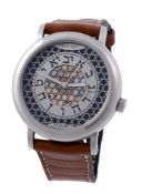Itay Noy, Identity ID-Hebrew, a stainless steel wristwatch, no  Itay Noy, Identity ID-Hebrew, a